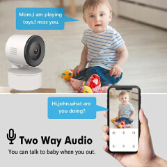 2MP WiFi IP Camera Smart Life Tuya Mini Camera 2MP Wireless Security CCTV Surveillance Camera 2 Way Audio Video Record Cam