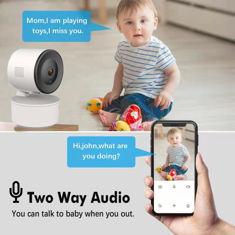 2MP WiFi IP Camera Smart Life Tuya Mini Camera 2MP Wireless Security CCTV Surveillance Camera 2 Way Audio Video Record Cam