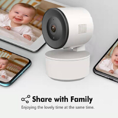 2MP WiFi IP Camera Smart Life Tuya Mini Camera 2MP Wireless Security CCTV Surveillance Camera 2 Way Audio Video Record Cam