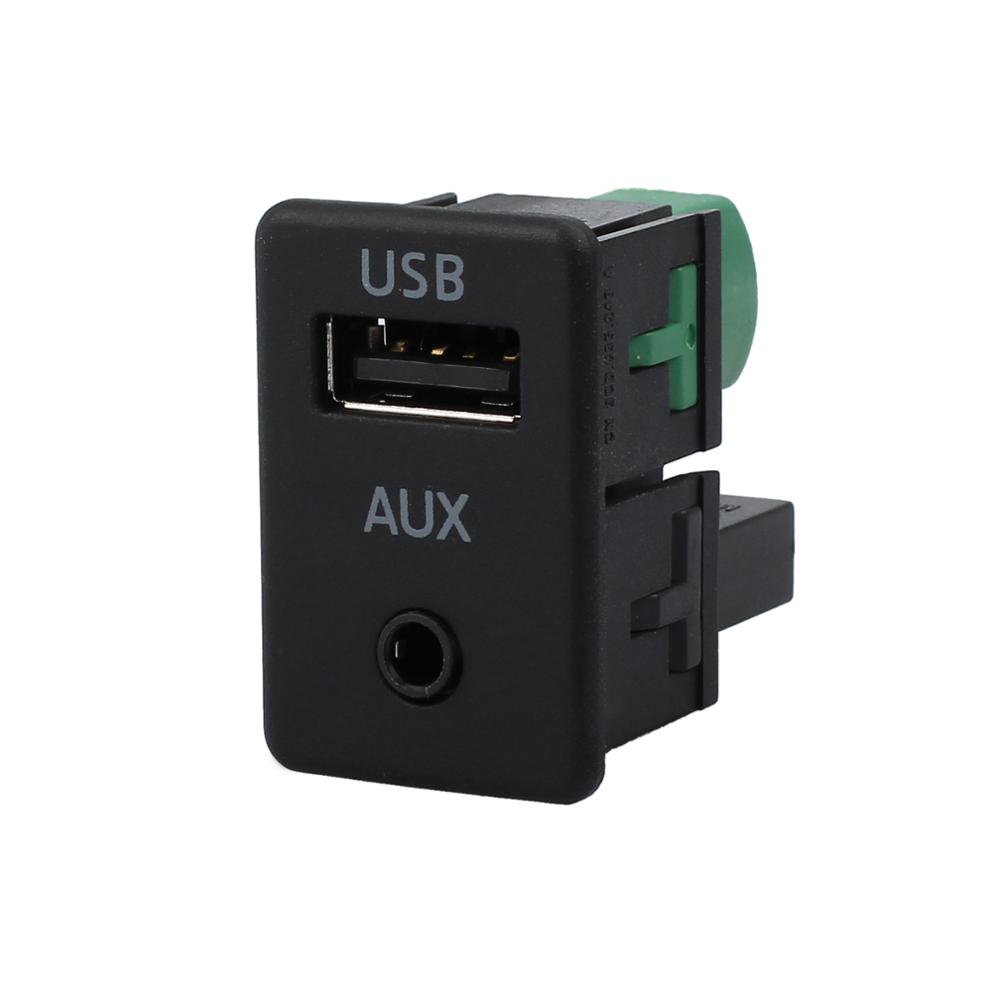 AUTOUTLET Car Radio USB + AUX Cable Switch Compatible with RCD510 RNS315 RCD300+