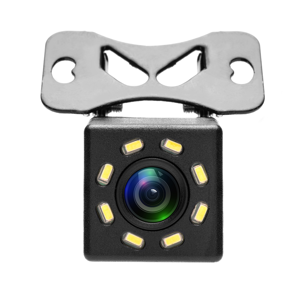 Podofo Car Rear View Camera Universal 12 LED Night Vision Backup Parking Reverse Camera Waterproof 170 Wide Angle HD Color Image