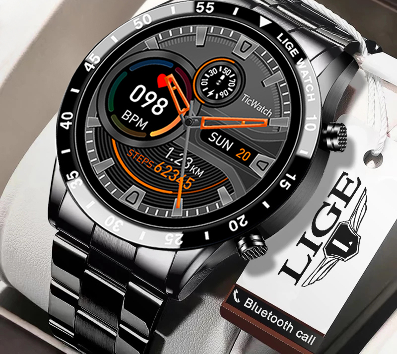 Smart Watch Men Bluetooth Call Watch IP67 Waterproof Sports Fitness Watch For Android IOS Men Smart Watch