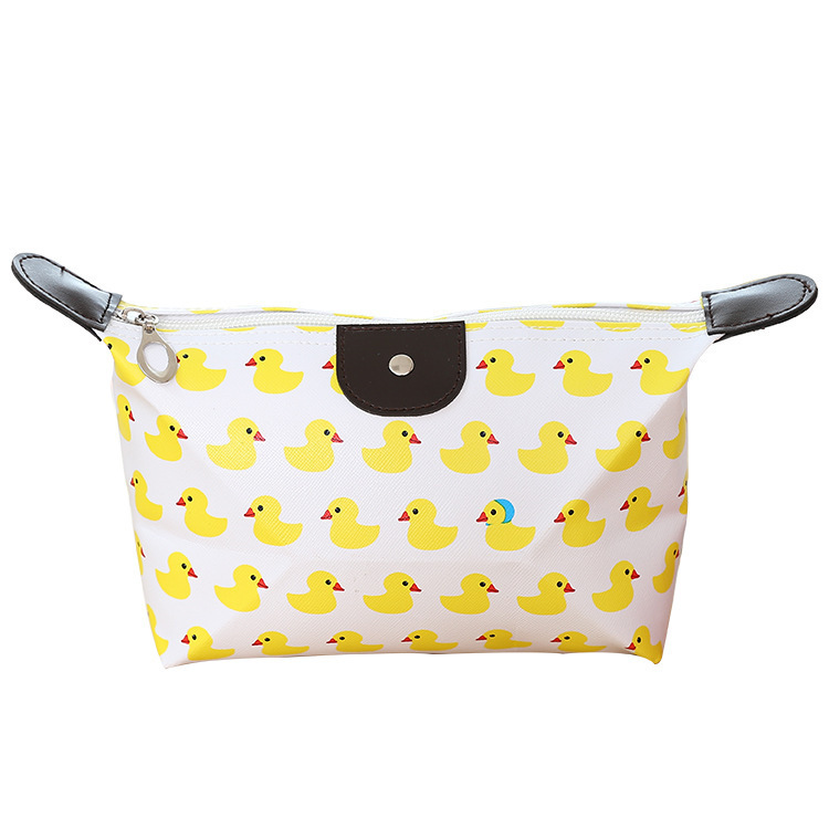 Korean Dumpling Cosmetic Bag Waterproof Travel Carry Cosmetic Bag Dumpling Folding Toiletries Storage Dumpling Bag 2pcs