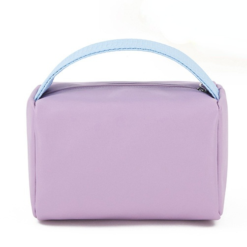 Creative portable storage bag candy color square wash bag pvc leather waterproof large-capacity cosmetic bag