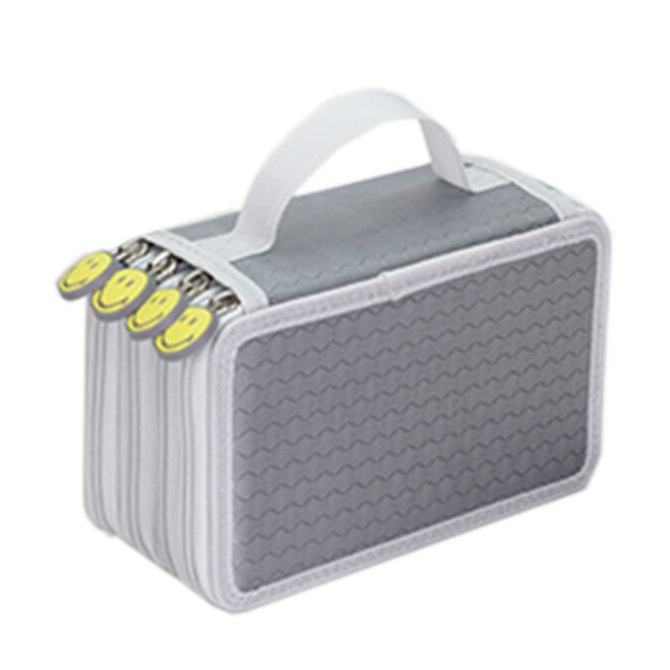 Multifunctional four-layer large-capacity drop-proof 72-color sketch pencil bag/stationery box