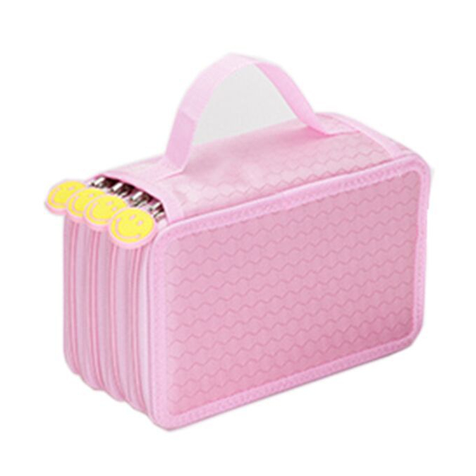 Multifunctional four-layer large-capacity drop-proof 72-color sketch pencil bag/stationery box
