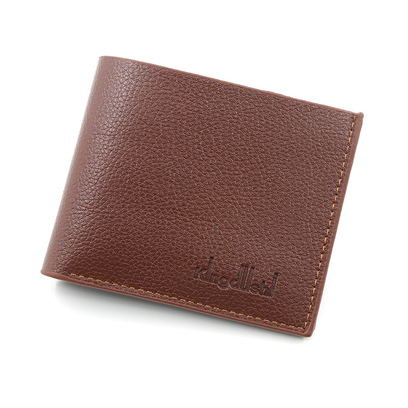 New Style Men's Wallet Short Thin PU Leather Fashion Wallet Large Capacity Men's Wallet Coin Purse Designer Wallet