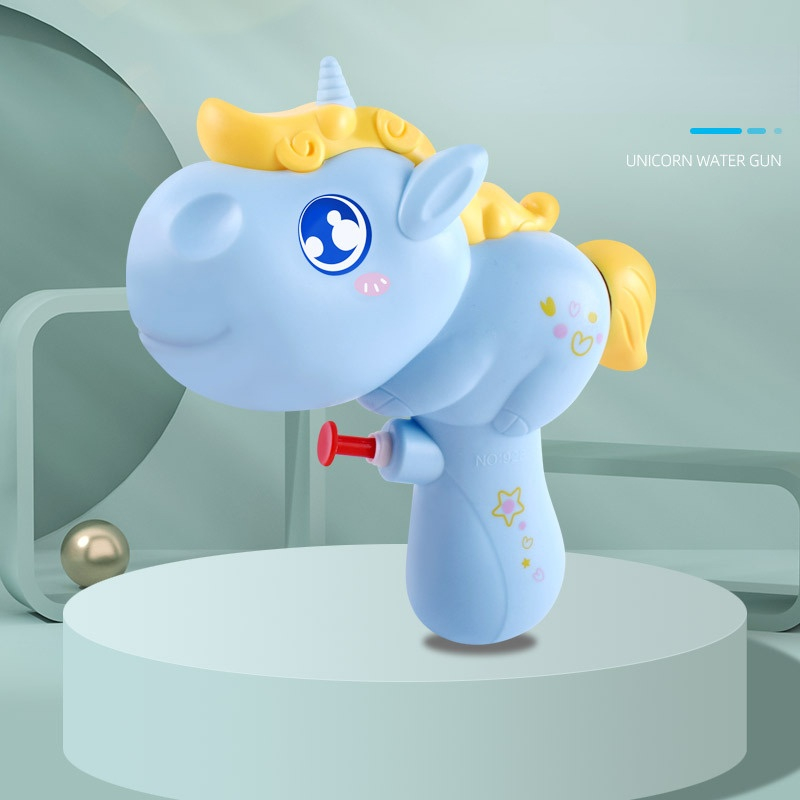 Cartoon water gun cute unicorn small water gun outdoor toy