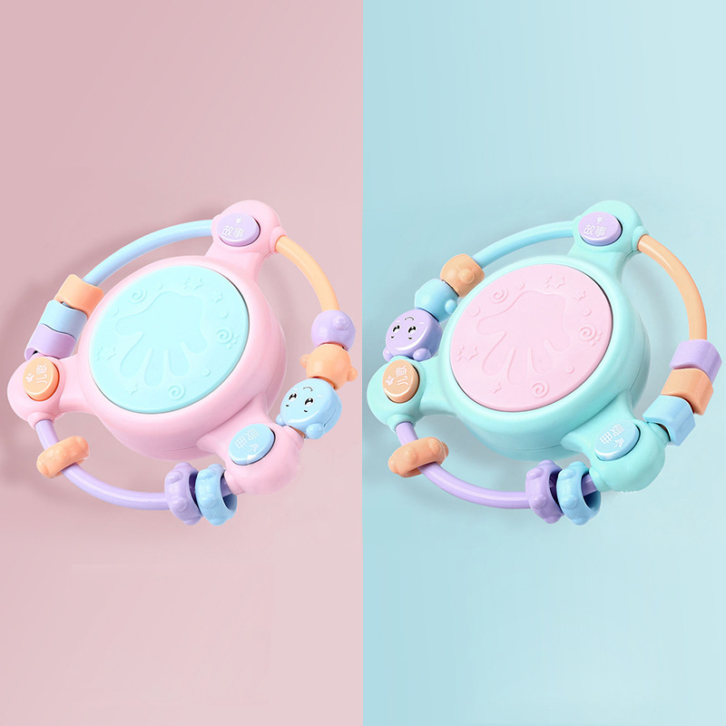 Baby toy hand beat drum multi-function story machine baby music beat drum children rattle