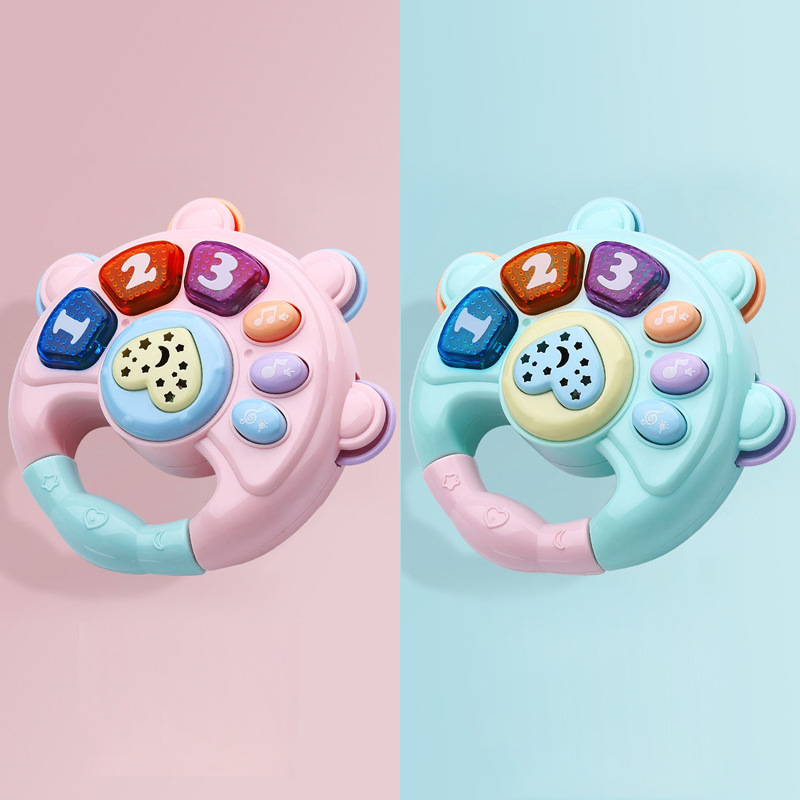 Baby toy hand beat drum multi-function story machine baby music beat drum children rattle