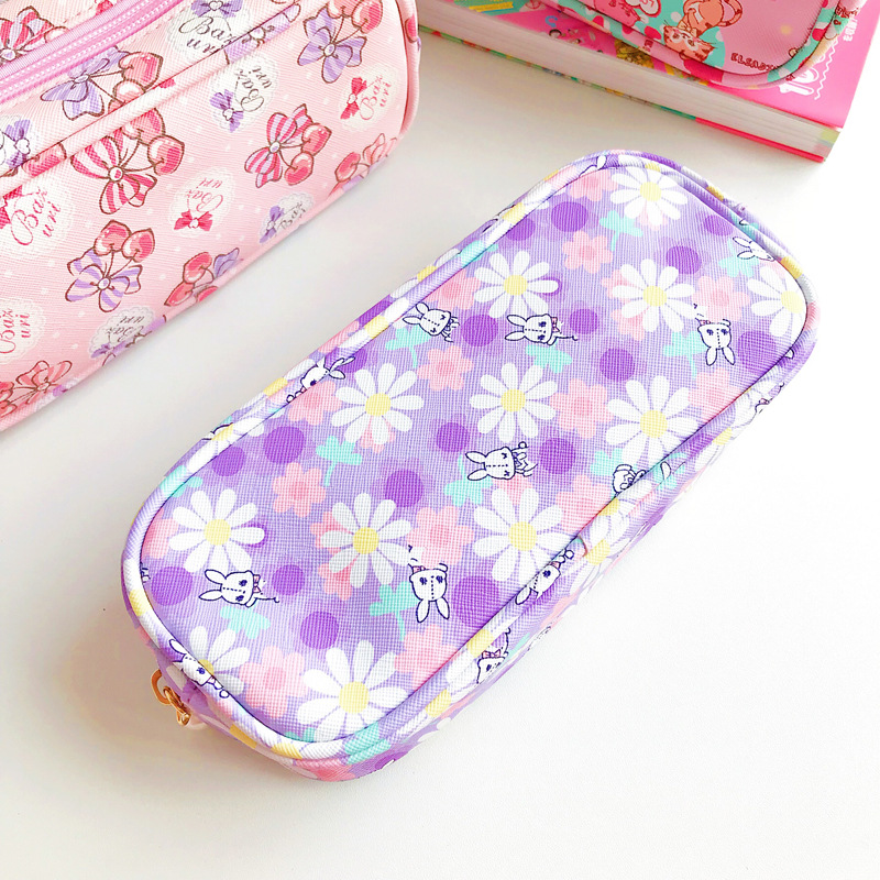 Japanese primary school students cute large-capacity stationery box