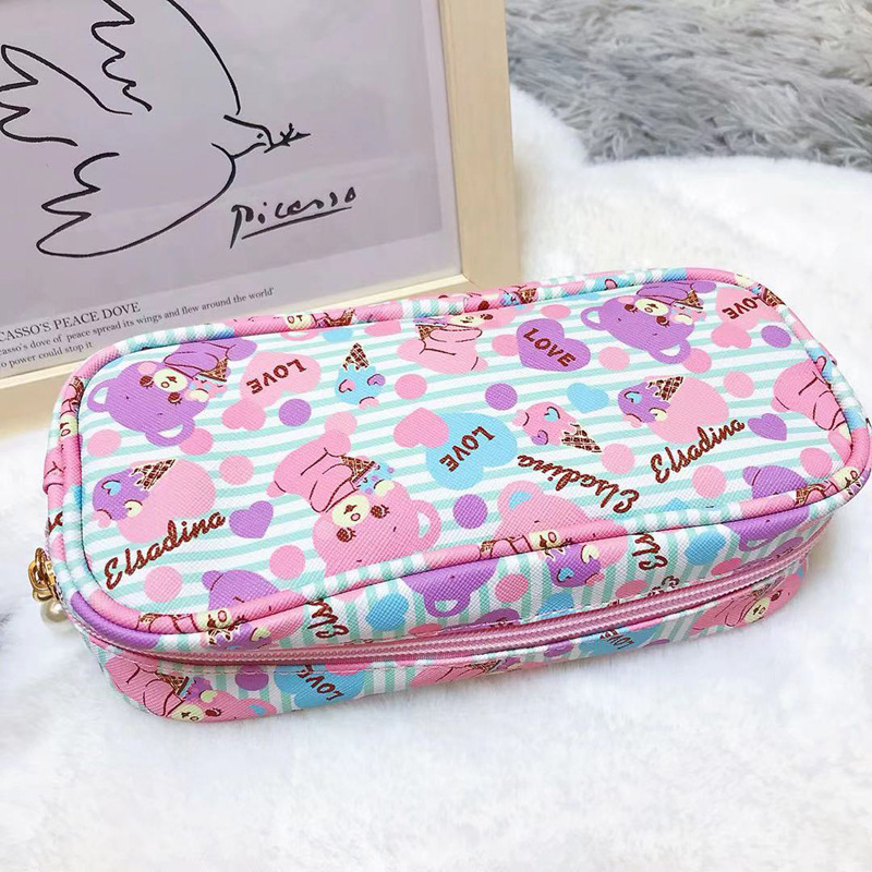 Japanese primary school students cute large-capacity stationery box