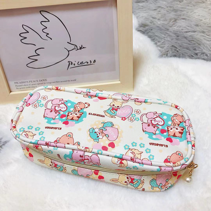 Japanese primary school students cute large-capacity stationery box