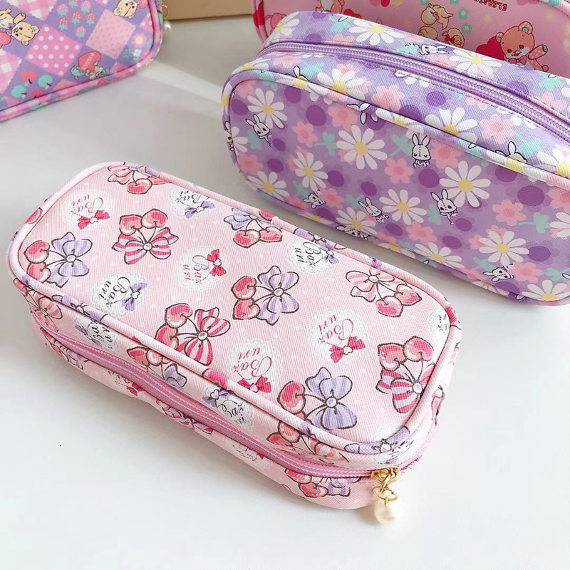Japanese primary school students cute large-capacity stationery box