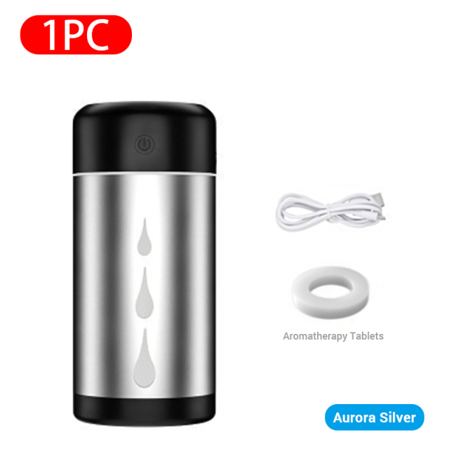 300ml Car Air Humidifier Starry Atmosphere Light Aroma Essential Oil Diffuser USB Low Decibel Mute Humidifier for Car Household