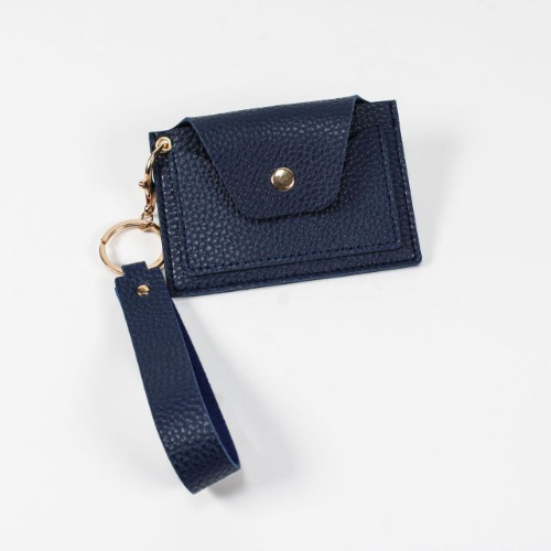 New Korean Version Student Card Bag Lychee Pattern Free Disassembly Hand Lanyard Candy Color Simple Bus Card Leather Coin Purse