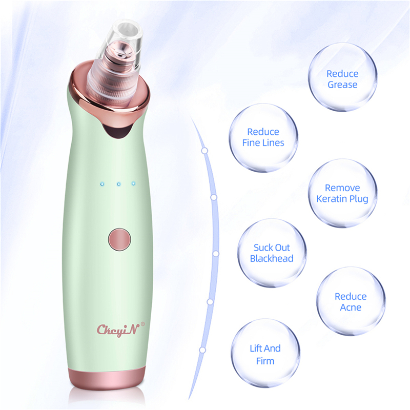 Microdermabrasion Blackhead Remover Vacuum Suction Face Pimple Acne Comedone Extractor Facial Pores Cleaner Skin Care Tools 38