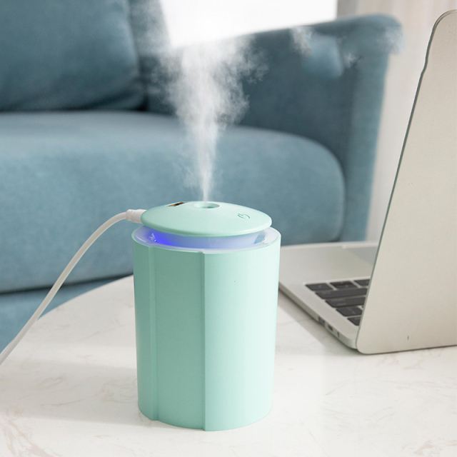 Portable 260ml Air Humidifier Aroma Oil Diffuser USB Cool Mist Sprayer with Colorful Night Light for Home Car Purifier Diffuser