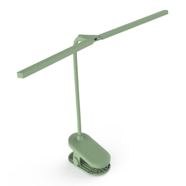 Double Head Flexo Desk Lamp Led Table Lamp with Clip Touch Dimmable Usb Rechargeable Bright Bedroom Night Light For Dorm Reading