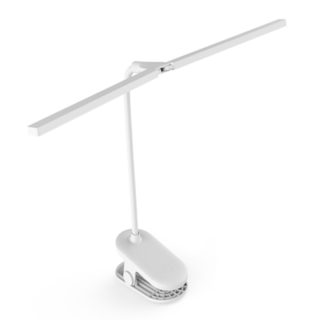 Double Head Flexo Desk Lamp Led Table Lamp with Clip Touch Dimmable Usb Rechargeable Bright Bedroom Night Light For Dorm Reading