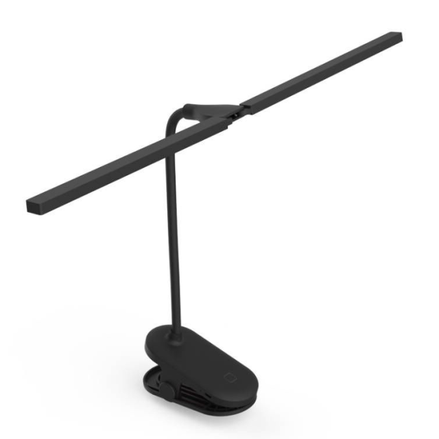 Double Head Flexo Desk Lamp Led Table Lamp with Clip Touch Dimmable Usb Rechargeable Bright Bedroom Night Light For Dorm Reading