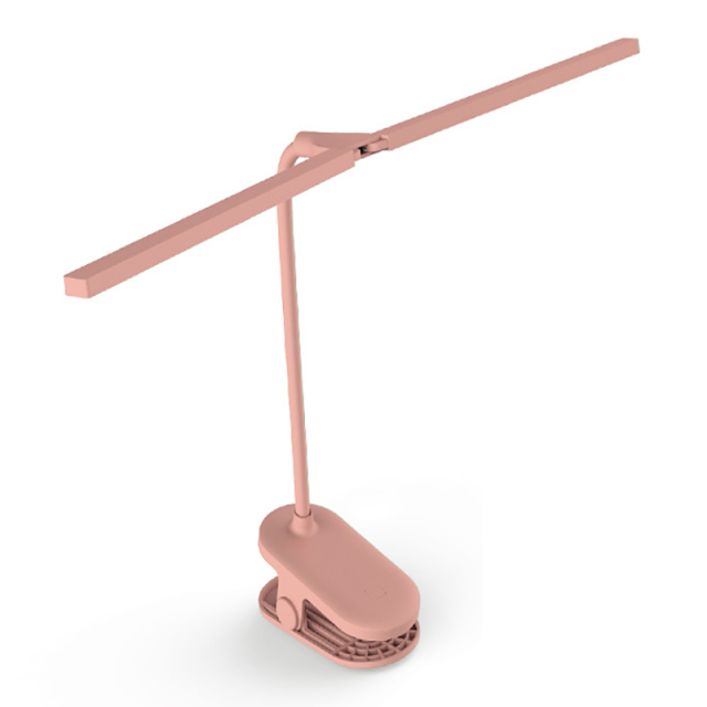 Double Head Flexo Desk Lamp Led Table Lamp with Clip Touch Dimmable Usb Rechargeable Bright Bedroom Night Light For Dorm Reading