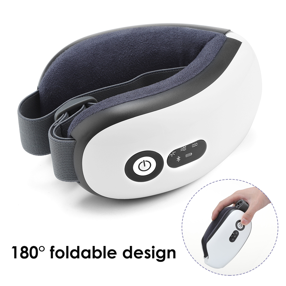 Eye Massager 4D Air Pressure Vibration Eye Care Instrument Fatigue Relieve Hot Compress Bluetooth Music Smart Massage glasses view 4