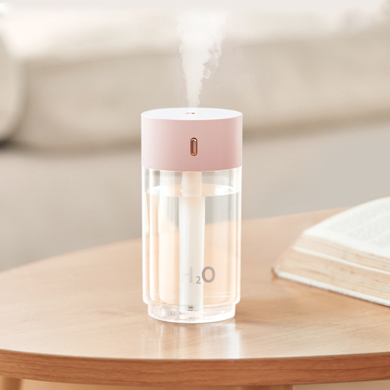 Mini Air Humidifier 280mL Portable USB Rechargeable Sprayer With Colored LED Light For Auto Home Office Car Air Humidifier NEW