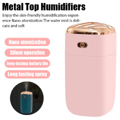 280ml Air Humidifier Aroma Oil Humidificador for Home Car Luxury USB Cool Mist Sprayer with Soft Night Light Purifier