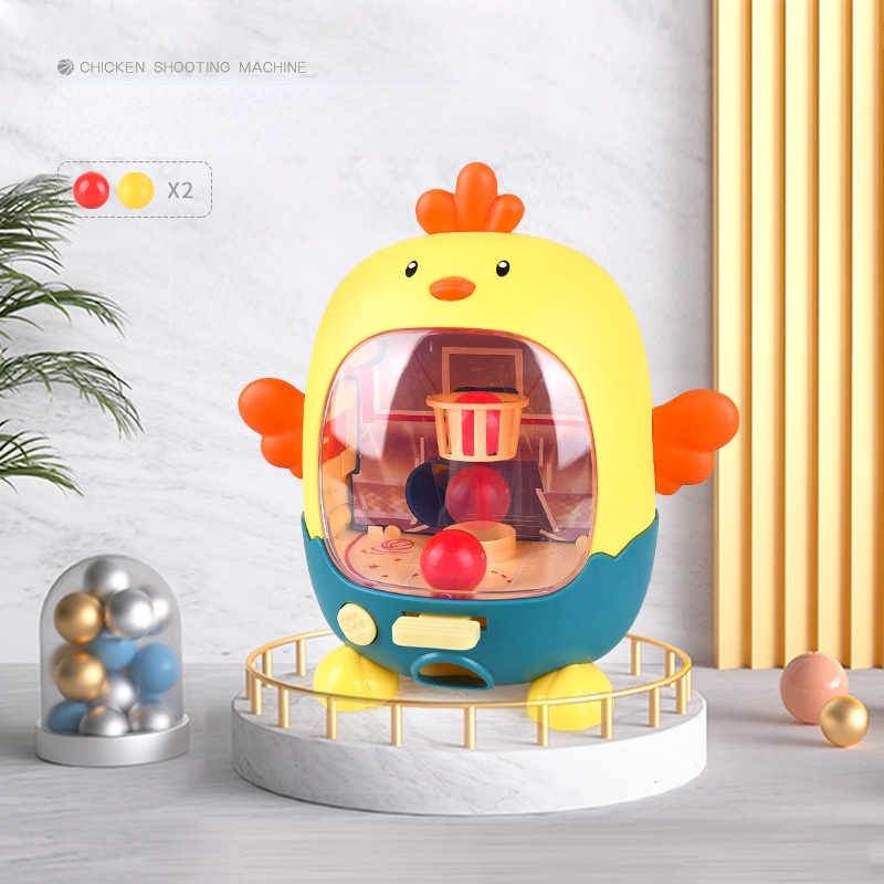 Cute pet finger basketball machine children's shooting palm basketball game machine early education interactive board game gift toys