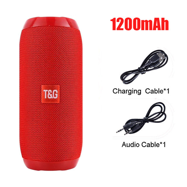 Speaker Wireless  Bluetooth-compatible Subwoofer Outdoor Waterproof Loudspeaker Stereo Surround Support FM RadioTF