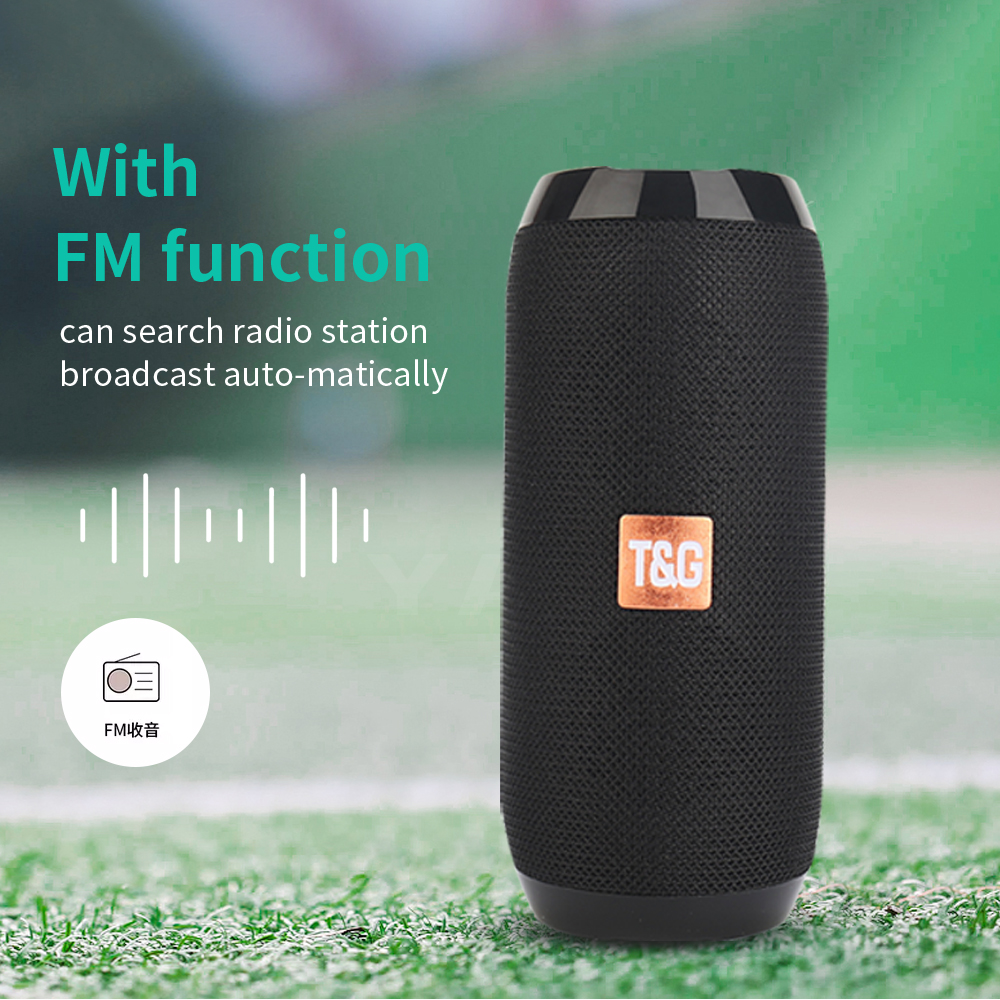 Speaker Wireless  Bluetooth-compatible Subwoofer Outdoor Waterproof Loudspeaker Stereo Surround Support FM RadioTF