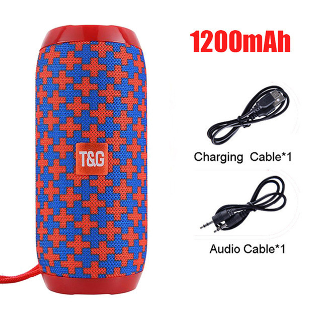 Speaker Wireless  Bluetooth-compatible Subwoofer Outdoor Waterproof Loudspeaker Stereo Surround Support FM RadioTF