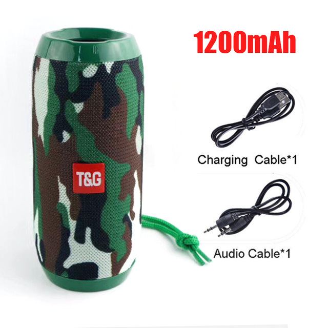 Speaker Wireless  Bluetooth-compatible Subwoofer Outdoor Waterproof Loudspeaker Stereo Surround Support FM RadioTF
