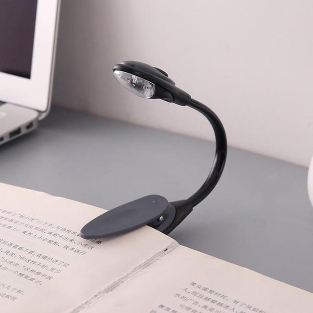 LED Book Light LED Flexible Book Light Reading Lamp Clip-On Bookmark Travel Bedroom Books Desk Lamps Indoor Lighting