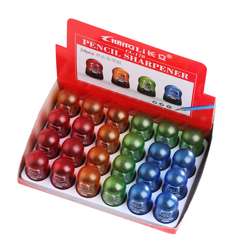Pencil sharpener primary school supplies pencil sharpener cartoon mini manual pencil sharpener wholesale
