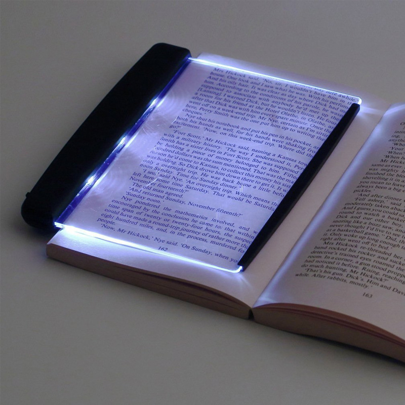 Book Reading Night Light LED Books Lighting Creative Flat Plate Eye for Home Bedroom Portable Travel dormitory Led Desk Lamp