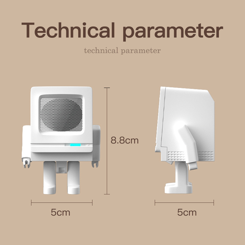 Latest Robot Speaker Wireless Bluetooth 5.0 Stereo Subwoofer Computer Audio Supports TWS Interconnected USB Input Mini Speaker