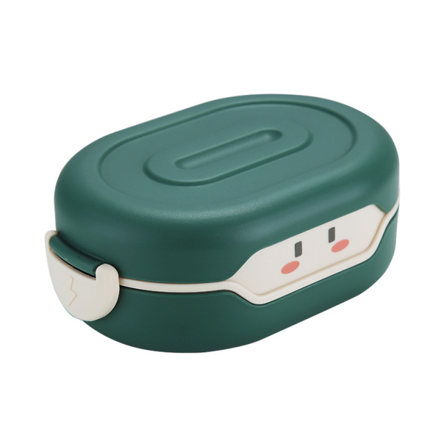 780ml Cute Bento Packed Lunch Box Kawaii for Kids School Children Japanese Style Storage Food Kitchen Container Plastic Carrier
