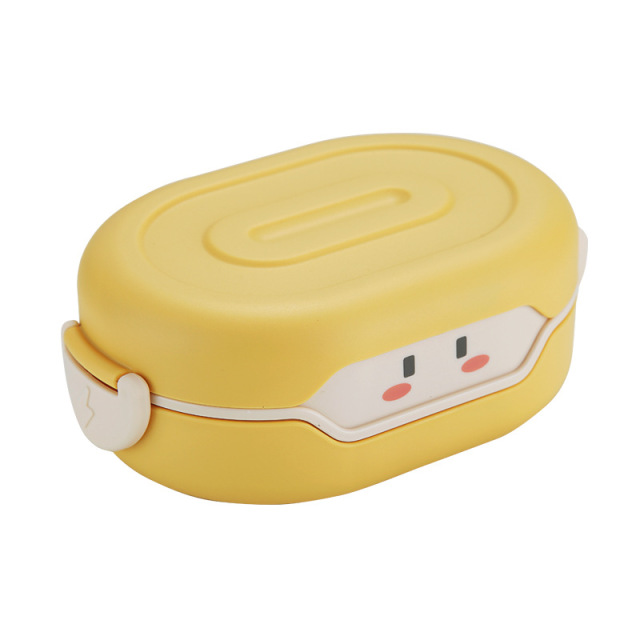 780ml Cute Bento Packed Lunch Box Kawaii for Kids School Children Japanese Style Storage Food Kitchen Container Plastic Carrier