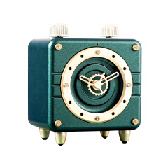 Mini cat wireless Bluetooth speaker mechanical clock TF card small steel gun high volume gift sound
