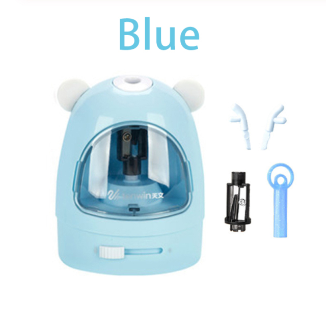 Children Automatic pencil sharpener Electronic Stationery Kids Gift Safety Electric Switch Pencil Art School Office Supplies