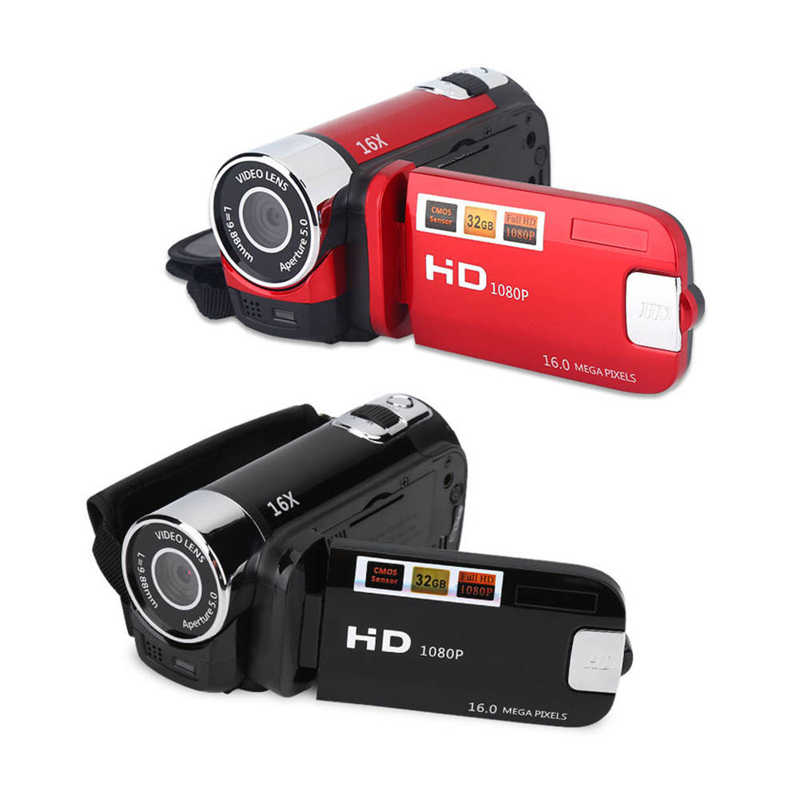 HD Camcorder Video Camera  2.4 Inch 270 Degree Rotation LCD  Screen 16X Digital Zoom DV Camcorder Camera