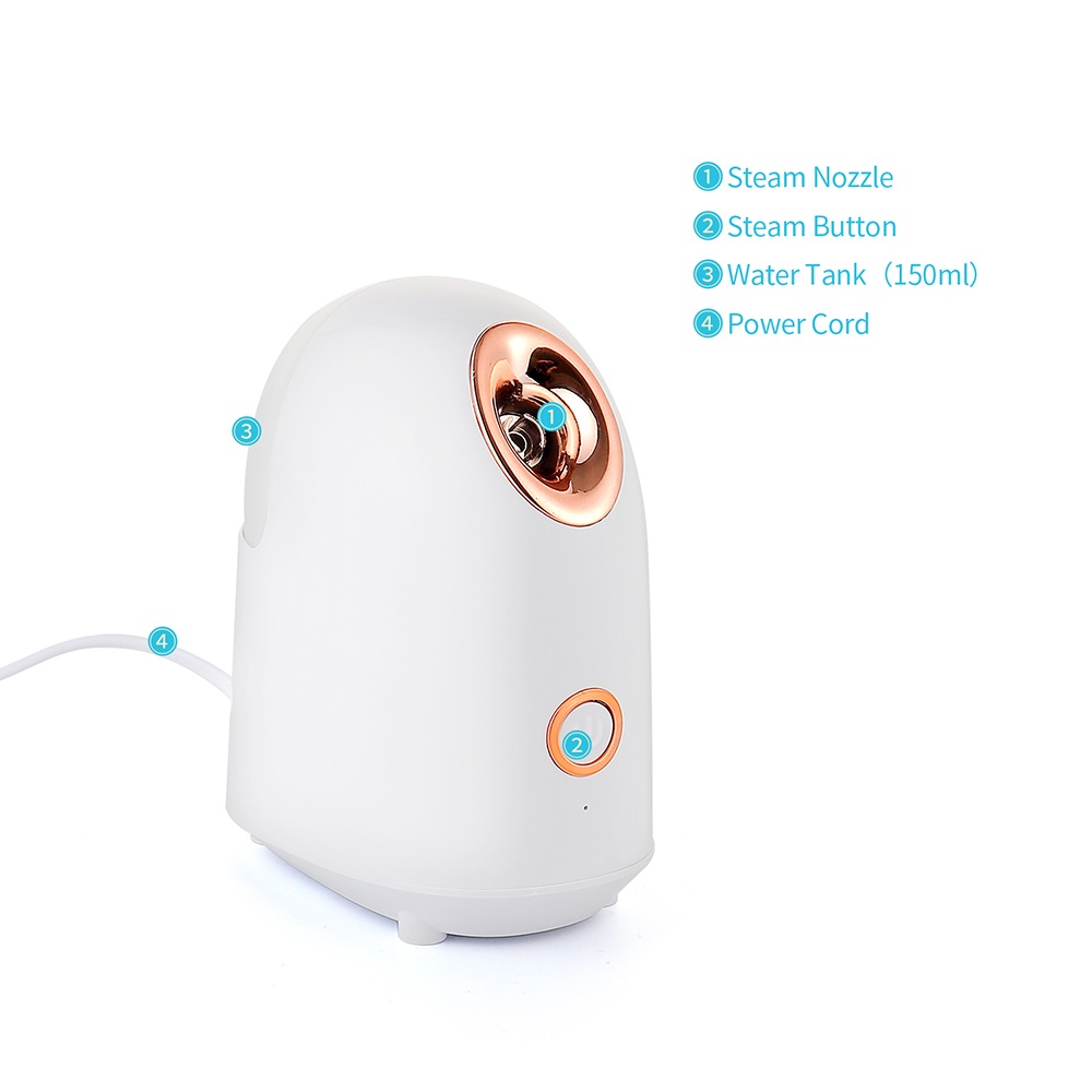150ml Steaming Face Hot Steamer Facial hydration Humidifier Skin moisturizing Water Replenishing Instrument Nano Mist Spray
