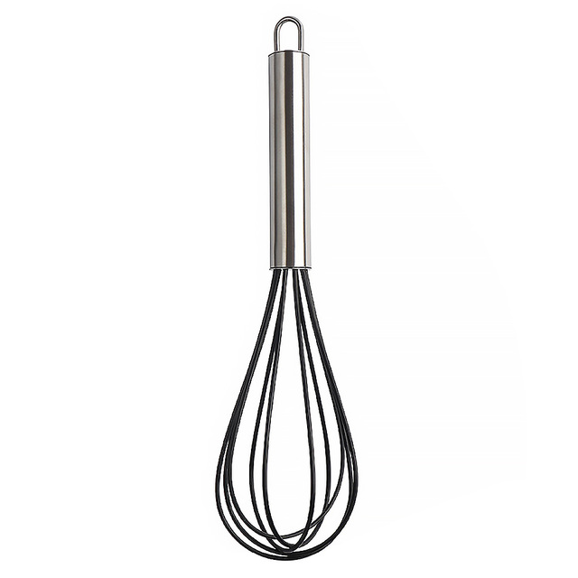 Kitchen Manual Egg Beater Stainless Steel Silicone Balloon Whisk Cream Mixer Stirring Mixing Whisking Balloon Coil Style Egg Tools