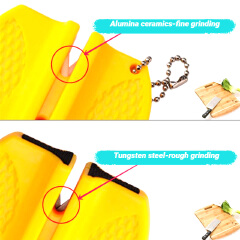 Portable Tourist Knife Sharpener Kitchen Tools Camping Pocket Manual Sharpening Grinder Sharpen Kitchen Knives Scissors Gadgets