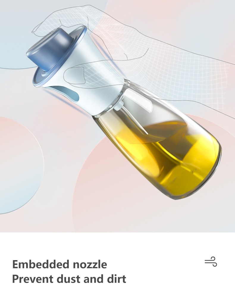 180ml Oil Spray Bottle Kitchen Oil Bottle Cooking Baking Accessories Vinegar Mist Sprayer Barbecue Spray Bottle Cooking BBQ Tool