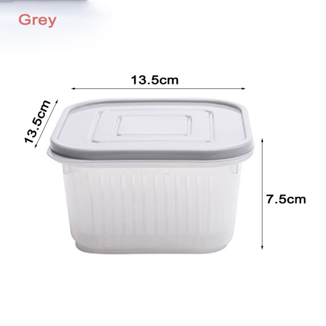 Kitchen Vegatable Fruit Storage Box Kitchen Drain Basket Grapes Tomatoes Onion Ginger Container Fresh Keeping Box Kitchen Items