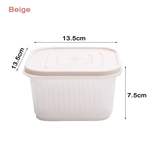 Kitchen Vegatable Fruit Storage Box Kitchen Drain Basket Grapes Tomatoes Onion Ginger Container Fresh Keeping Box Kitchen Items