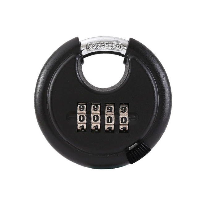 Metal Outdoor Black Red Anti-theft Round Combination Lock Padlock Ingot Lock Password Smart Electronic Cabinet Wooden Door Lock